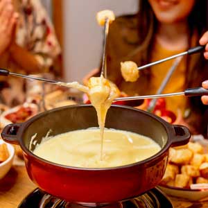 Fondue-Freitag – 3-Gang-Menü